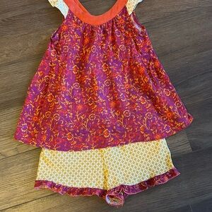 Matilda Jane Red and Purple Dress